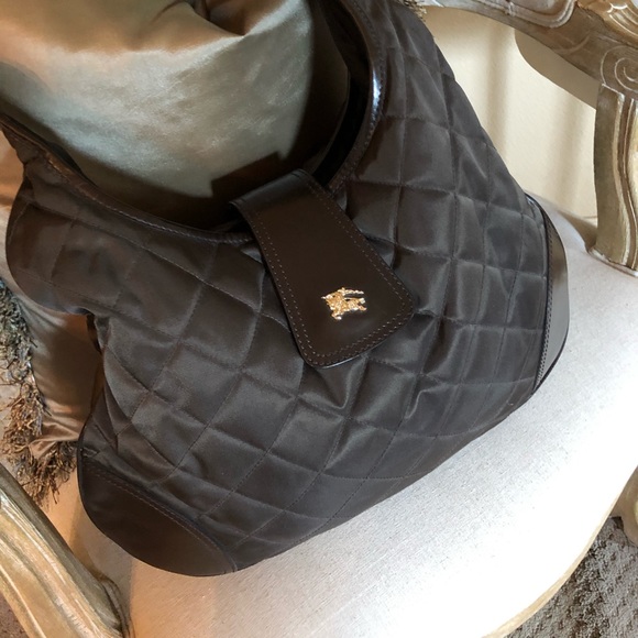 Burberry Brook Hobo Quilted Handbag - Picture 3 of 7
